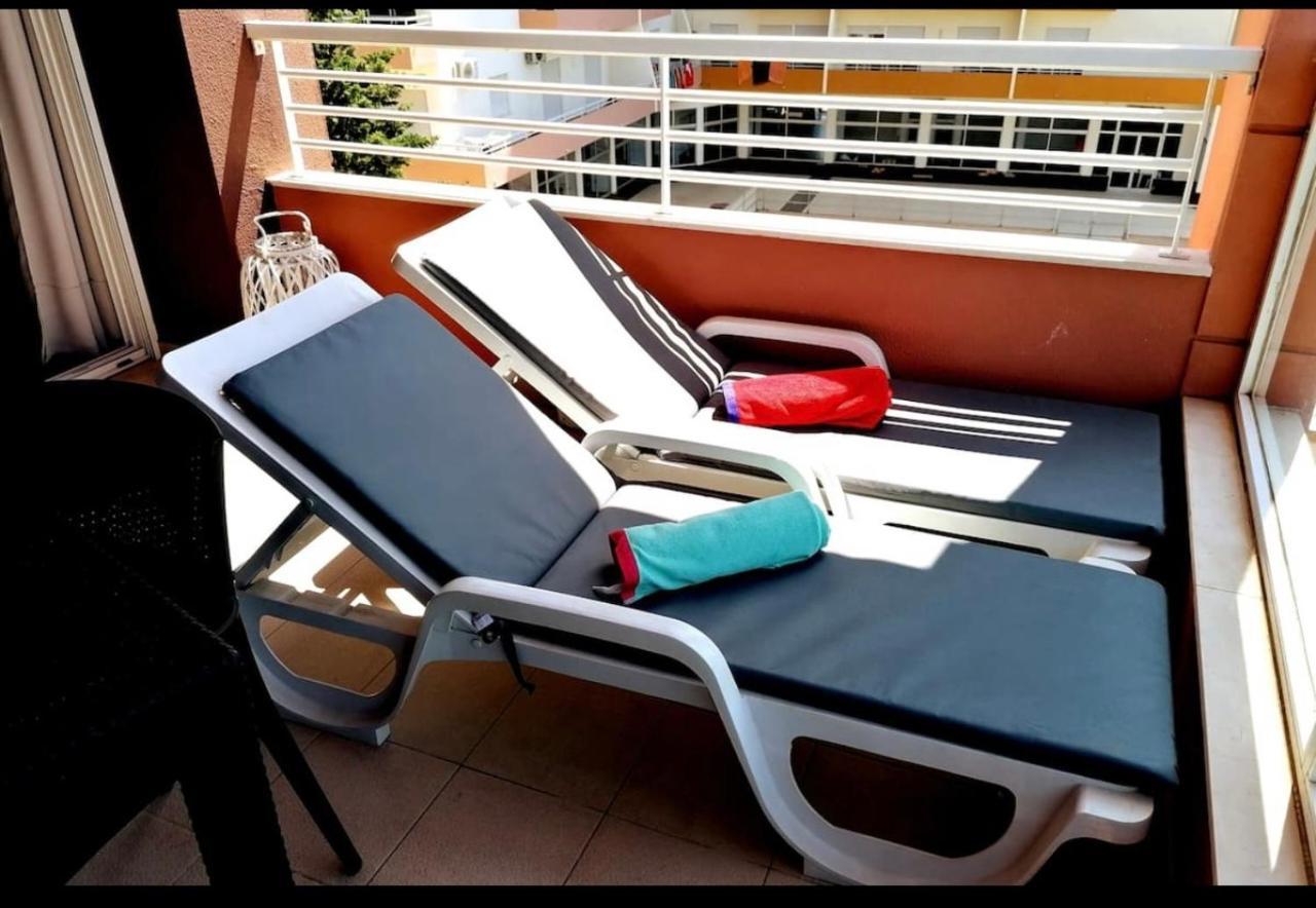 Beachfront Seaview Litoralmar Apt, Fast Wifi, Airco, Pool, Private Parking Portimão Zewnętrze zdjęcie